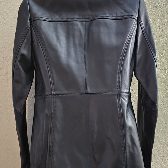 Michael Kors Genuine Leather Jacket - XS - Picture 6 of 9